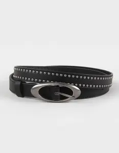 Pixie Nickel Embellished Belt