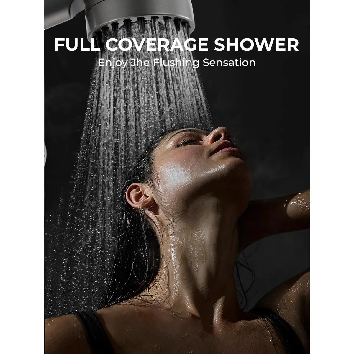 Water-Saving Handheld Shower Head with Filter System, High Pressure & 3-Mode Massage Spray