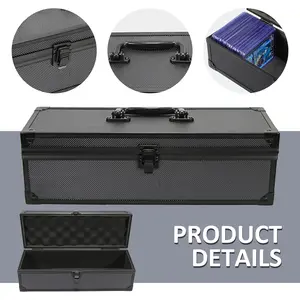 1pc 1-row Cards Holder Storage Box Holder Hard Case For Trading Cards & Sports Baseball Basketball Football Cards Brick For TCG PTCG One Touch Magnetic Cards