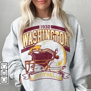 Vintage 90s Style Washington Football Vintage Sweatshirt T-Shirt, Washington Crewneck #Commanderrr Sweater, Washington Fan Gift Washington Tee