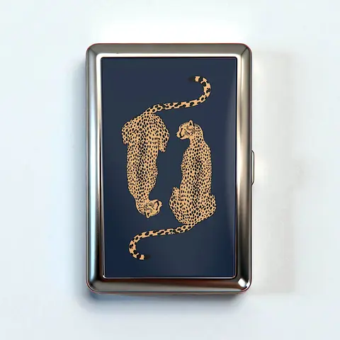 10 Styles Metal Wallet - Vintage Card Holder Trinkets Box Tin Versatile Case Business Card ID Holder