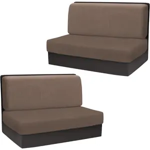 GOSTADY  Washable RV Sofa Cushion & Backrest Cover Set – Elastic Stretch RV Dinette Cushion Covers, Pet & Kid Friendly, Dust-Proof Furniture Protector for Camper & RV Decor