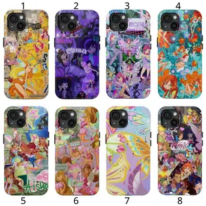 Winx Club Phone Case, Winx Club Character Phone Case Cover For iPhone 16 15 14 13 12 11