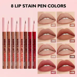 All day lip liner，Waterproof lip liner, easy-to-apply lip liner, a makeup product suitable for all occasions, a colored lip liner for girls and women #TopRecommendation