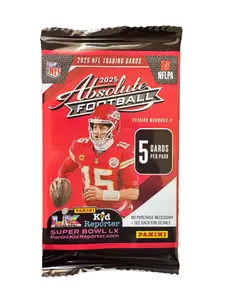2025 Panini Absolute Football Value Pack | NFL Trading Cards | Chance at Kaboom Inserts