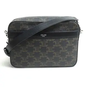 Pre-owned Celine Canvas Shoulder Bags Triomphe Shoulder Bag