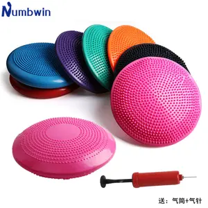 Balance Cushion Yoga Massage Mat Balance Disc Soft Cushion Thickened Anti-Yoga Balance Ball Foot + Health Cushion Air Cushion