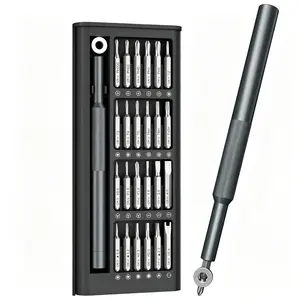 Household 31-in-1 Electronic Screwdriver Set, Anti-slip Magnetic Repair Screwdriver Bits, Compact Repair Tool for MacBook iPhone PS4 PS5 Watch Repair