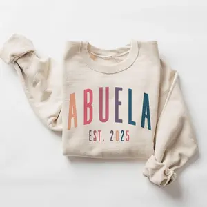 Custom Abuela Sweatshirt - Abuela Ombre EST - Pick Your Year - Abuela Est - Spanish Grandma - New Abuelita - Unisex Adult and Youth T-shirt