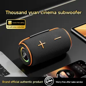 BASS-19 Bluetooth speaker, IP5 waterproof portable speaker, 360° high-definition stereo sound. Strong bass, TWS pairing. Suitable for home/outdoor/camping/beach. Premium sound system—an essential for fashion and a must-have for experts. Gift