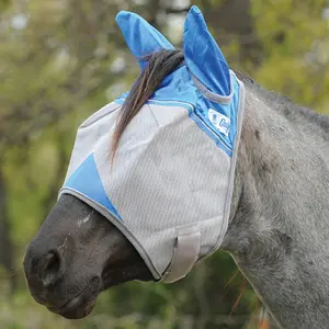 Cashel Blue Fly Mask with Ears