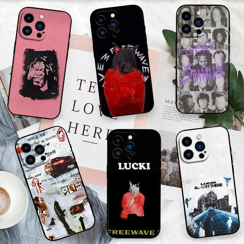 Rapper Lucki Gemini For iPhone 17 16 15 14 13 12 11 Pro,ProMax ,Plus  & Samsung Galaxy S25 Ultra S24 S23 S22 S21 Plus Anti Drop Cover., Accessories, Smartphone