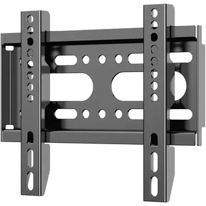Fixed TV Wall Mount for 14-42" Flat Screen TVs, Small Wall Mount TV Bracket fit 19 24 28 32 35 39 40 inch, VESA Up to 200x200mm 55lbs Max Load, Easy Install Low Profile Monitor Mount Bracket springtok