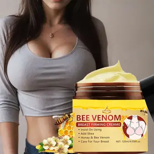 SUMIFANG Bee Venom Firming & Lifting Breast Cream 120ml | Bee venom + honey + shea butter, firms and lifts breast skin | Nourishes and moisturizes, consistent use creates a fuller bust shape