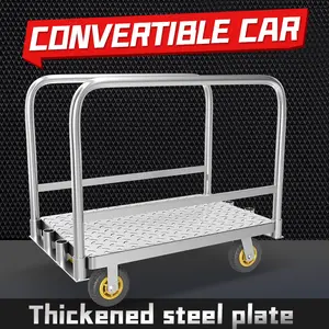 Two-in-one dual-purpose trolley, cylindrical goods transport trolley, large trolley