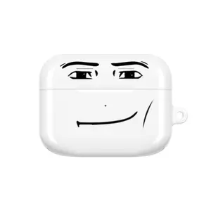 AirPods Case — Smirking Face Minimalist Protective Cover