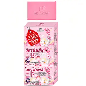 DR.DAVEY 3pcs VITAMIN B3 Niacinamide Soap Cleaning and moisturizing handmade soap, soap for bathing and cleansing, moisturizing soap for bathing, moisturizing soap for bathing, moisturizing soap for bathing, Hydrating, Body Care