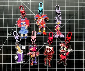 TADC Keychains | The Amazing Digital Circus Keychain, Pomni, Jax, Ragatha, Kinger, Zooble, Gangle, Caine TADC Keychain, TADC Charm Perfect Acessories For Bag, Key, Gift