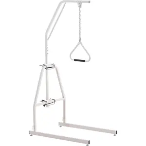 VEVOR Trapeze Bar for Bed Mobility, Bed Trapeze with Clamps and Floor Stand, 250LBS Weight Capacity Pull Up Assist for Elderly, Patients & Disabled, Suitable for Home Care, Hospital, Nursing Home