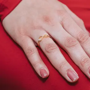 Sparkle Infinity Ring