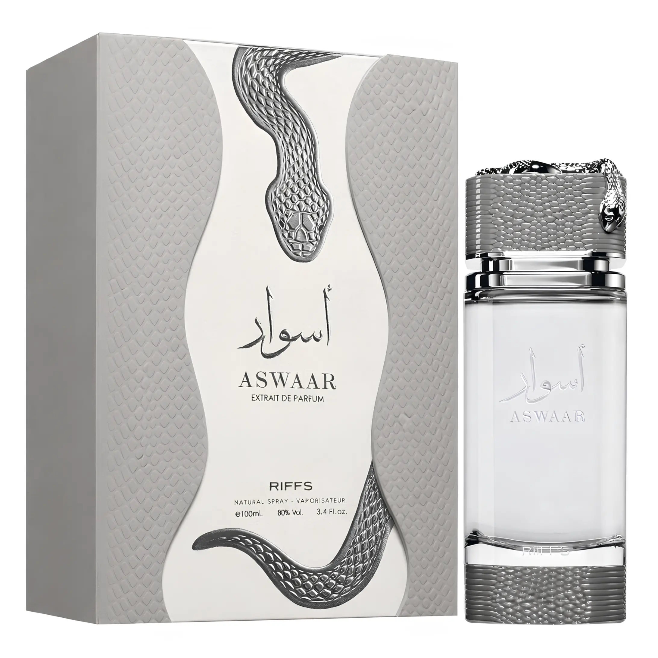 Riiffs Aswaar for Unisex Extrait de Parfum Spray, 3.4 Ounce