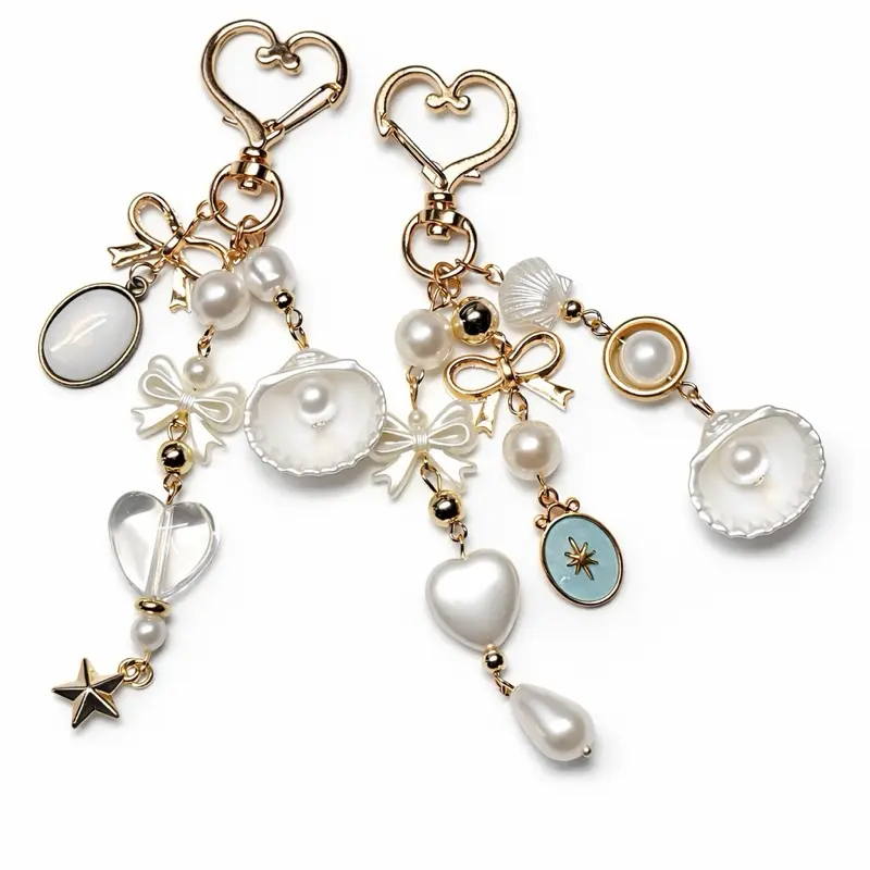 Pearl keychain 2pc (two keychains)