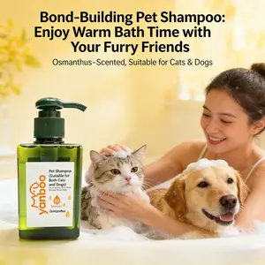 Ginger Scented Pet Shampoo, Cat Dog Wash Gel, Brighten Hair Clean Prevents Fur Matted, Small Bottle Suitable for Outdoor Home Use