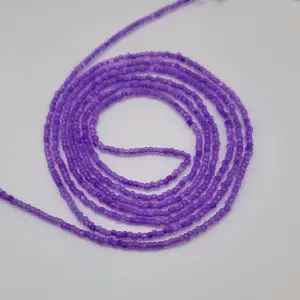 Everlasting Purple Waist Beads - Vibrant Purple Beads for Stylish Waist Decorations
