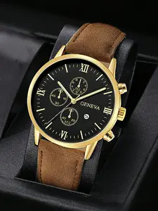 Personalized dial quartz wristwatch fashionable casual analog watch temperament business exquisite men's High End Watch, versatile Business Fashion Watches
