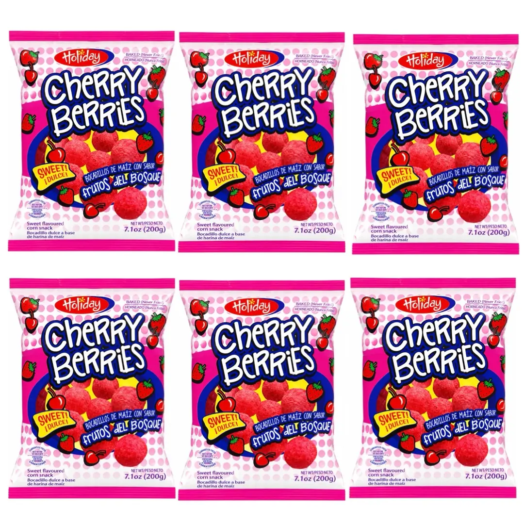 HOLIDAY CHERRY BERRIES 30G (PACK OF 6)