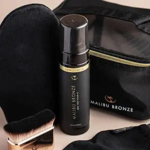 Mega Glow Bundle - 6-Piece Set for a Perfect Tan,  x2 Ultra Dark Tan, Magic Exfoliate Mitt, Body Blending Brush & Cosmetic Travel Bag