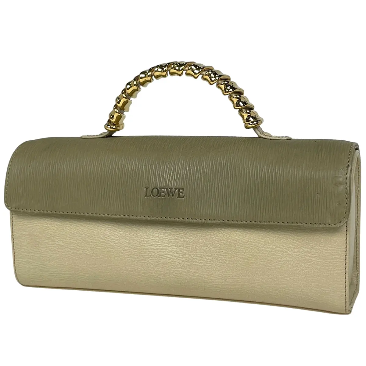 Pre-owned Leather Shoulder Bags Loewe Velazquez Handbag (JP)