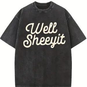 Comfort Colors Well Sheeyit, Vintage Retro Graphic TShirt Funny, Vulgar, Crude T-Shirt, Women's Tee, Tshirt, Gift for Mom