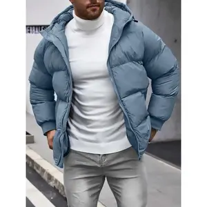 Men's Winter Jacket, Warm Hooded Thick Down Coat, Casual & Business Wear, Fashionable Men's Winter Outerwear, Comfortable and Stylish