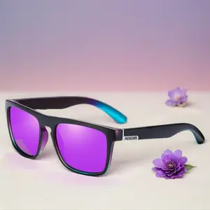 KDEAM Legend Square Sunglasses Polarized Lens for Men Women Outdoor Sports Fishing Mountaineering UV400 Protection Acetate Frame KD156B2BZ