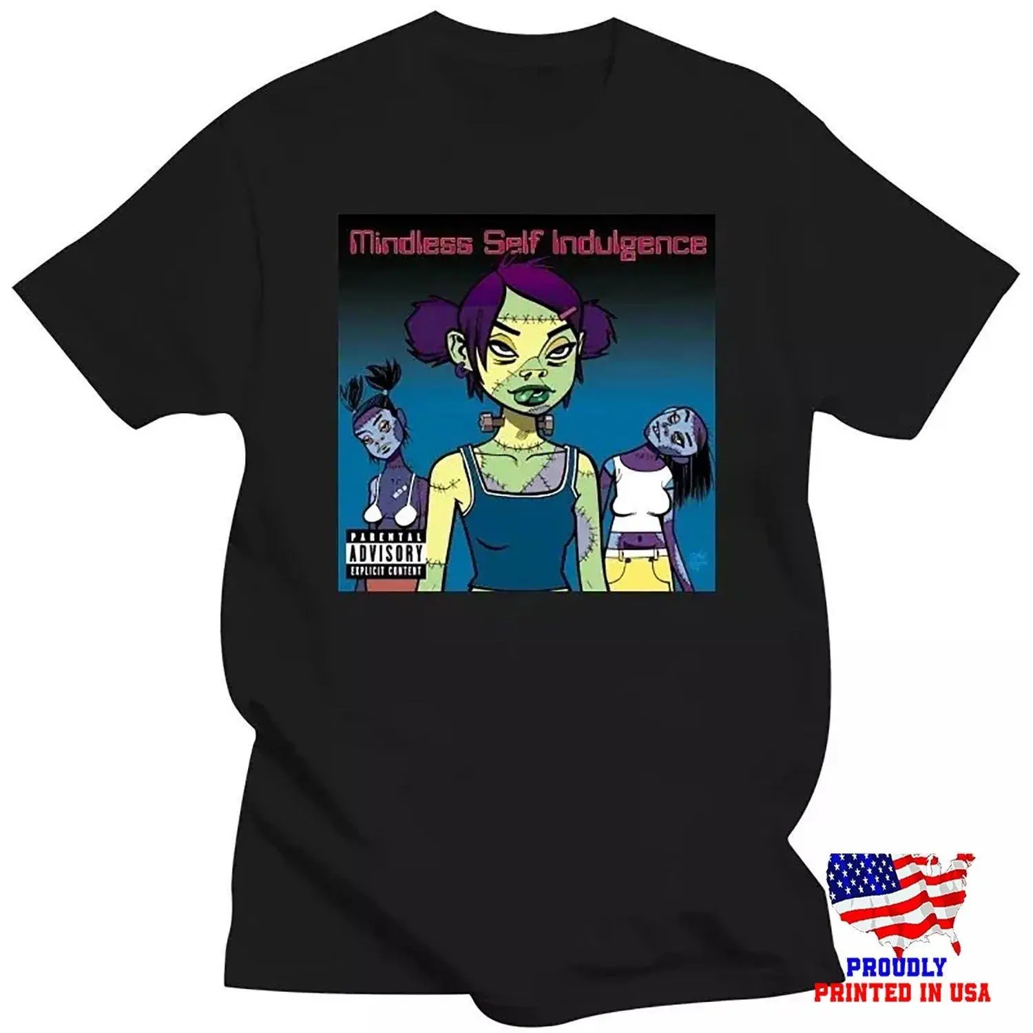 FRANKENSTEIN GIRLS T shirt msi mindless self indulgence jamie hewlett frankenste