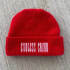 Fire Red Late Nights Early Mornings Beanie