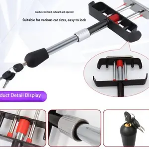 Car Brake Lock Anti-Theft Pedal Lock Clutch Lock Metal Security Device, Smart Safety Protection, Durable and Reliable