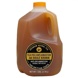 Premium Herbal Tea - Tea Pou Anflamasyon Ak Doule Kronik Anti-Inflammation Herbal Infusion The Haitian Taste 1 Gal 3.79 L