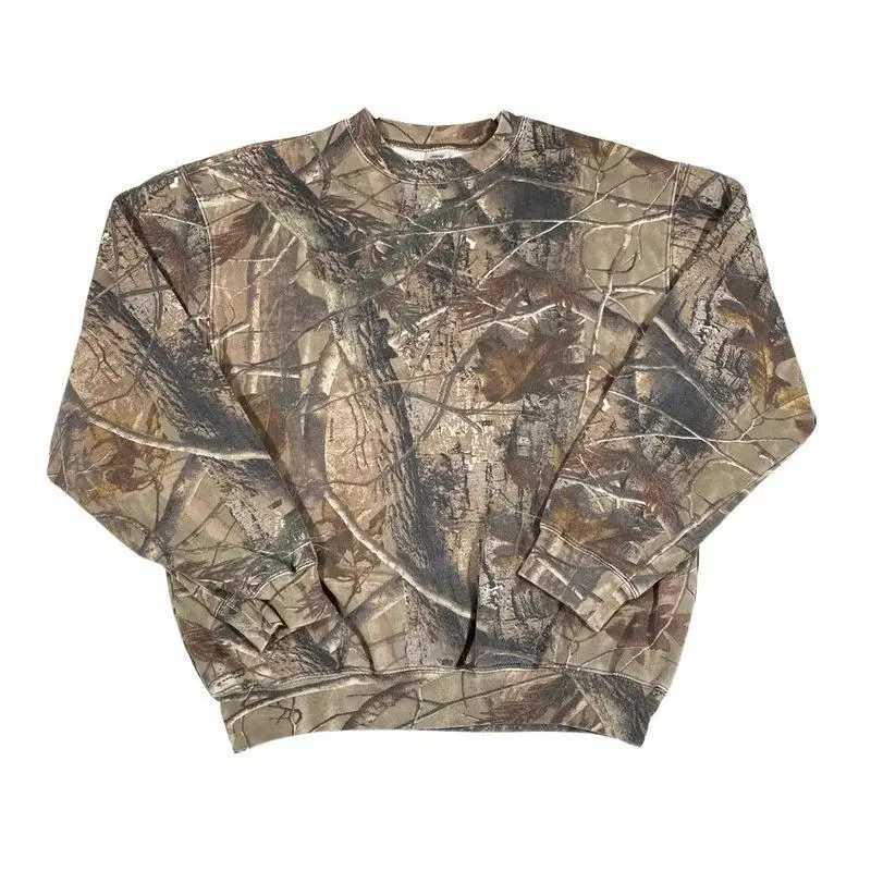 Vintage 90's Realtree Camo Crewneck Sweatshirt For Men Women, Hunting 3D Tee, Hunting Camo Sweater, Western Rodeo Graphic Sweatshirt, Gift for Men, Gift for Her