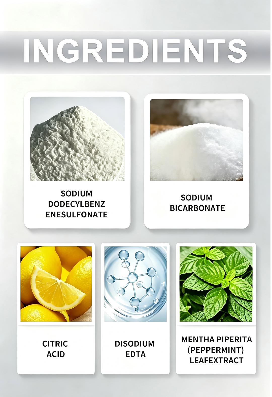 SOPAMI 12-Count Ice Machine Cleaner Tablets, Safe & Effective to Remove Scale and Odors