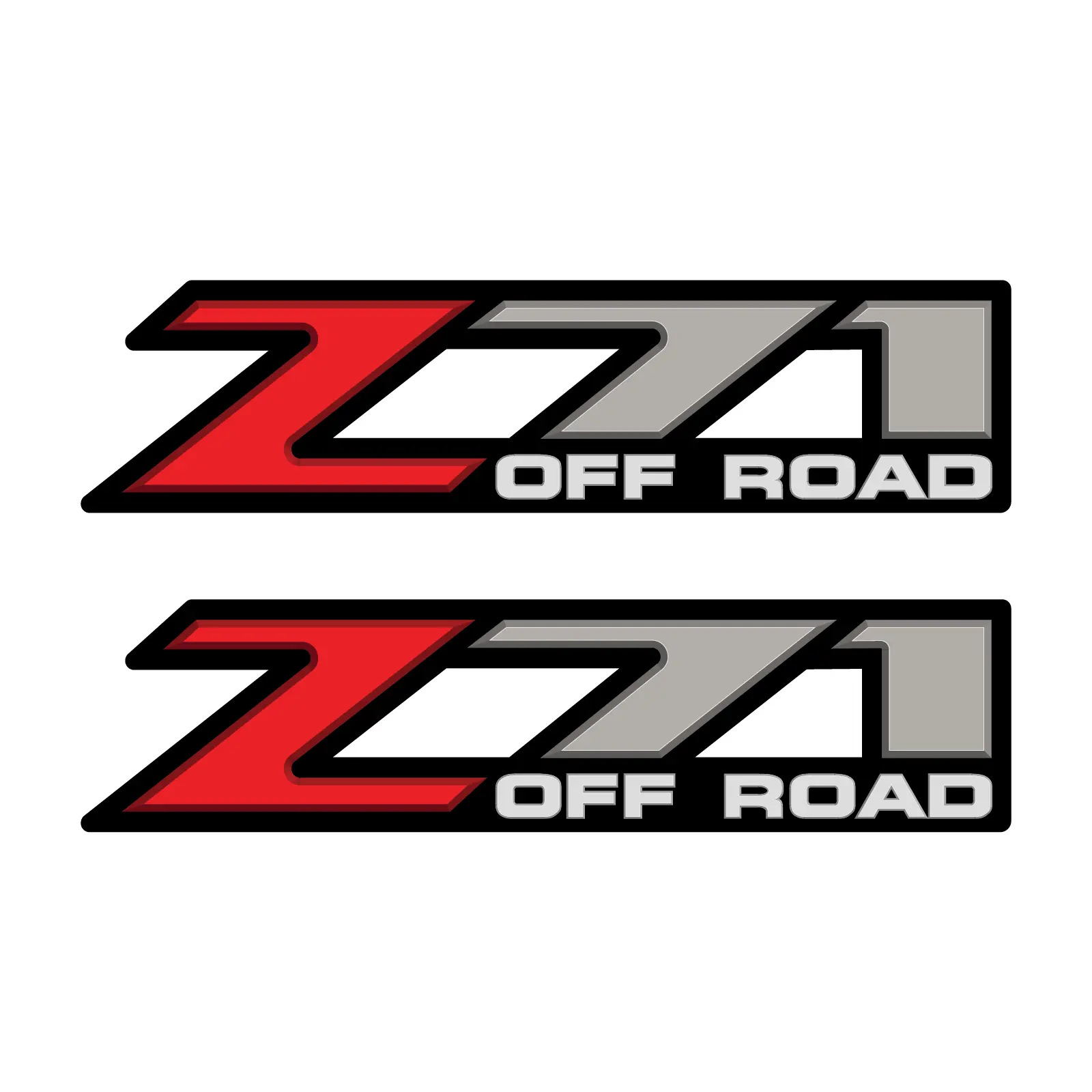 Z71 Offroad Truck Decals Bedside Stickers