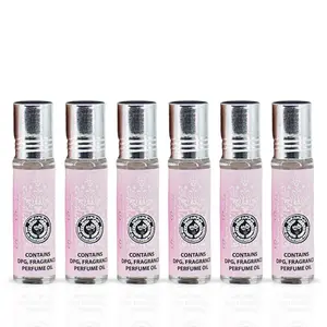 6PCS Rose Paris Roll-On Perfume Oil - CPO 10ML (0.34OZ) by Ard Al Zaafaran | Long Lasting, Miniature Perfume Oil For Men & Women. (Pack Of 6)