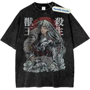 Sesshomaru Anime Shirt, Inuyasha Vintage Tee Gift For Manga Tee,Gift For Men, Gift For Women, Crew Neck T-shirt, Trending T-shirt