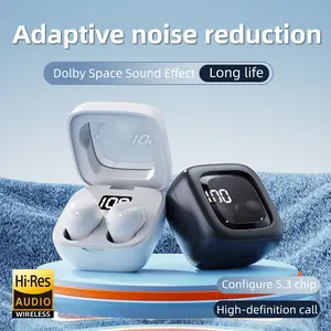 Audio Invisible sleep noise-canceling headphones, wireless Bluetooth, specially designed for side sleepers, mini fit for the ear canal, high-frequency technology 5.4, suitable for music calls during sleep and driving, a great tool for traveling.