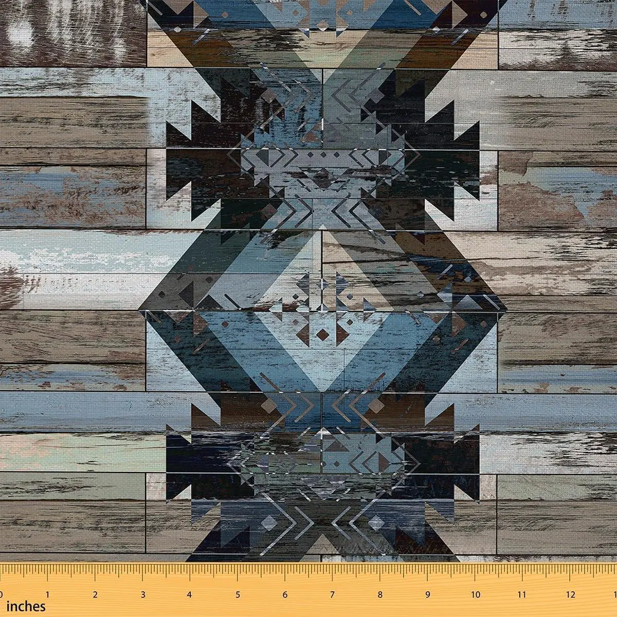 Western Decor Fabric Cow Fur Print Upholstery Fabric Chairs Cowhide Fabric Blue Soft Flannel