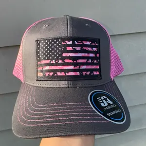 Pink Camo SnapBack Hat