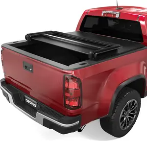 5.2 ft Bed Soft Tri-Fold Truck Bed Tonneau Cover Compatible with 2015-2025 Chevy Colorado/GMC Canyon