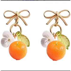 Fresh Fruit - inspired Earrings (Orange, Grape, Lemon, Strawberry, Blueberry)