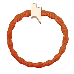 Gold lightning bolt - Burnt Orange
